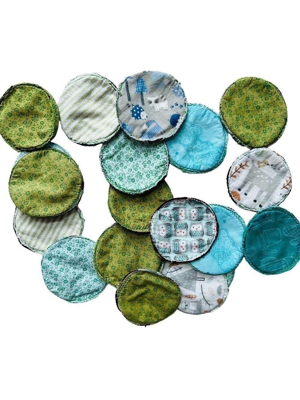 NIP Keababies Organic Cloth Reusable Breast Pads Pk/20 - Picture 4 of 4